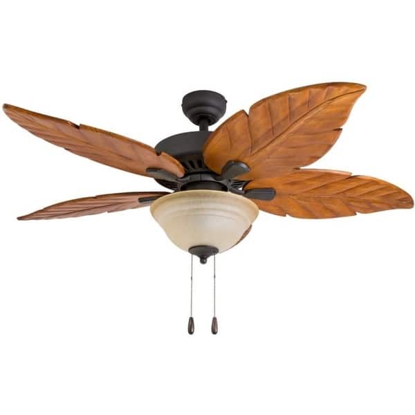 Shop Ecosure Aruba 52 Inch Tropical Bronze Ceiling Fan With Hand