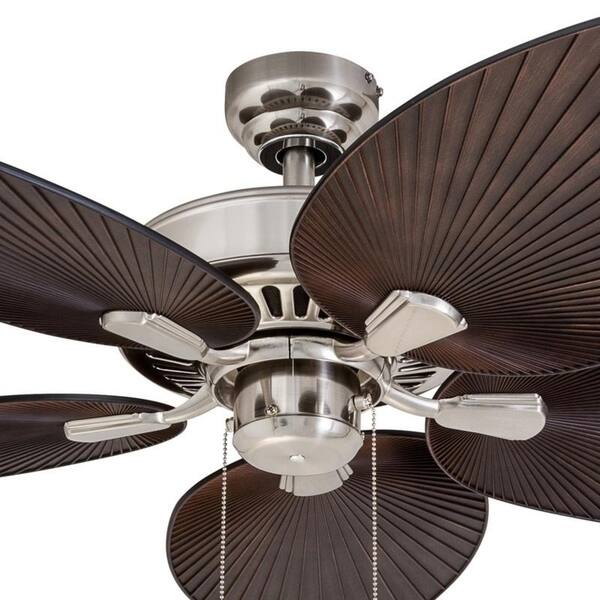 Shop Ecosure Abaco Brushed Nickel 52 Inch Ceiling Fan With