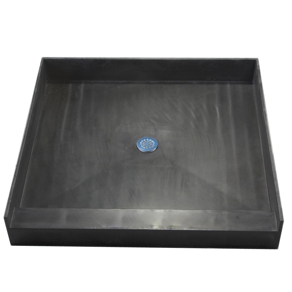 Redi Base 36 X Triple Curb Shower Pan With Center Drain Redi Base 36 X Triple Curb Shower Pan With Center Drain