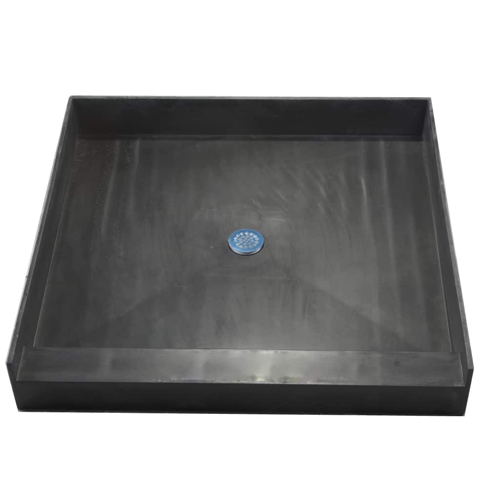 Redi Base 32 x 32 Single Curb Shower Pan with Center Drain