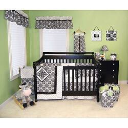 Shop Trend Lab Versailles 6 Piece Crib Bedding Set Overstock