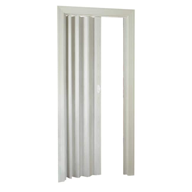 Homestyle Royale White Ash PVC Folding Closet Door Accordion Door 36 x 80