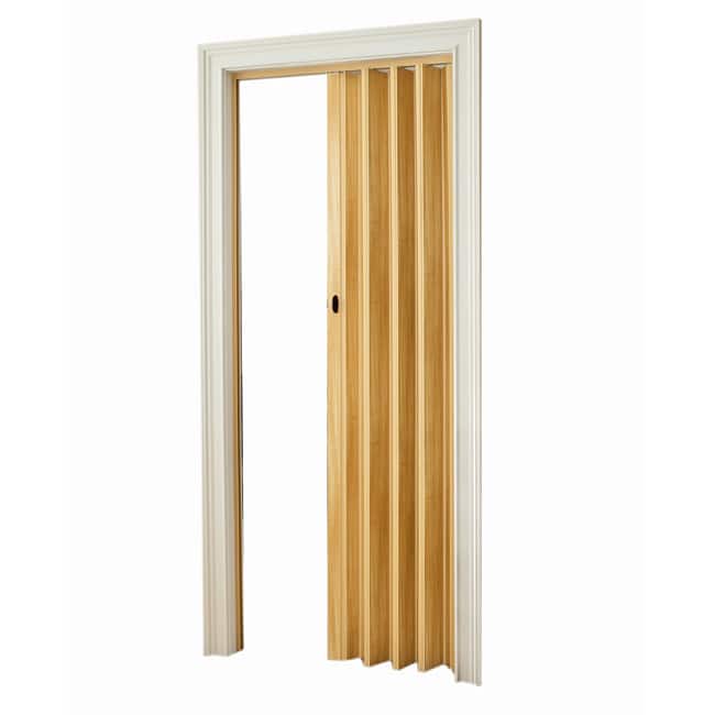 Homestyle Echo Light Wood PVC 36-inch Folding Door - Brown