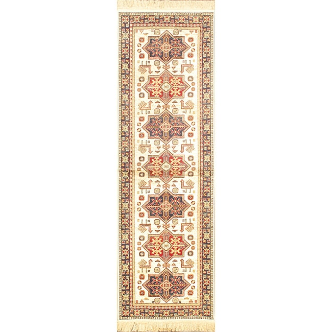 Geometric Cream Runner (22 X 7)