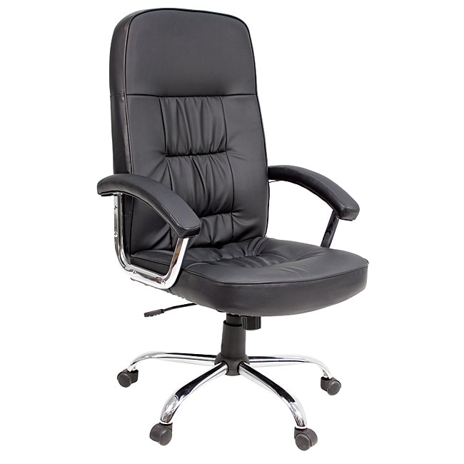 Carrera Leather Fabric High Back Office Chair