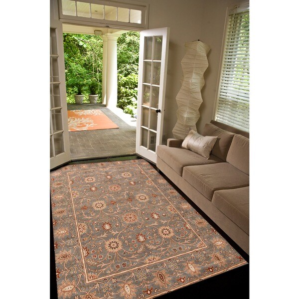 Hand-Tufted Wool (9' 6 x 13' 6)