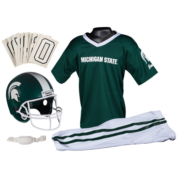 Franklin Sports Youth Michigan State Football Uniform Set  