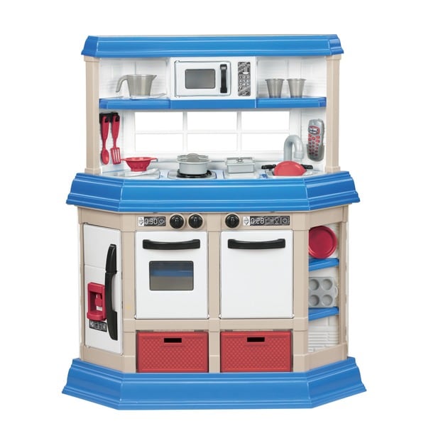 large plastic toy kitchen