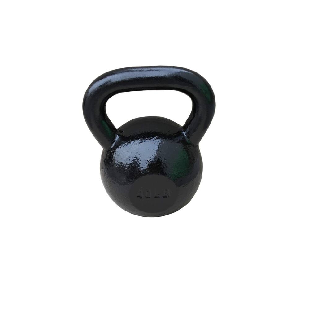 Sunny Black 40-pound Kettle Bell