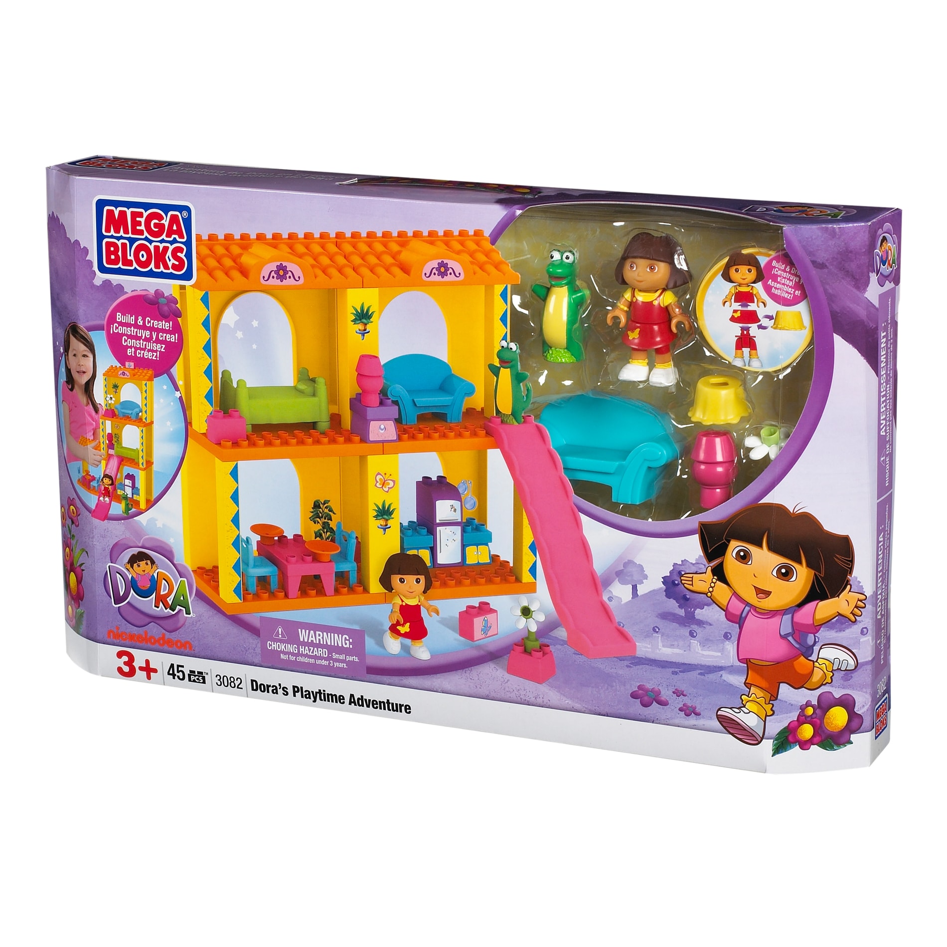 Mega Bloks Dora The Explorer Playtime Adventure Play Set - Free