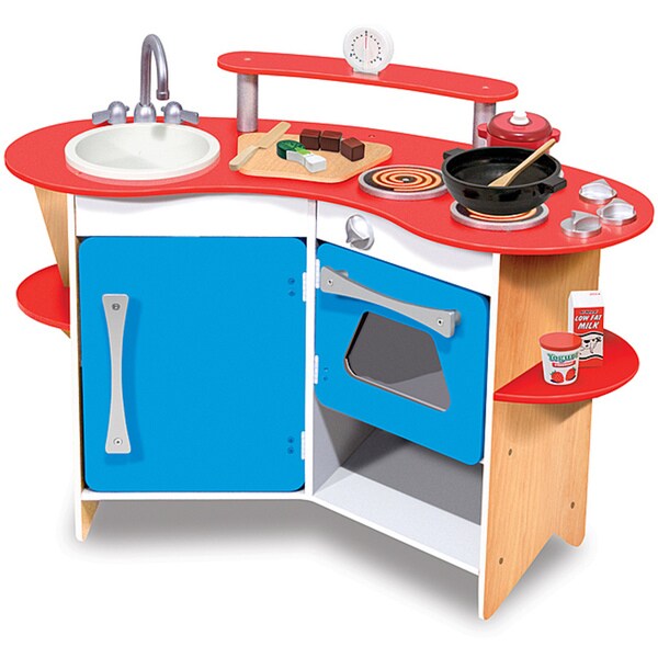 chad valley deluxe wooden corner kitchen