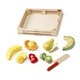 preview thumbnail 5 of 5, Melissa & Doug Cutting Fruit Set - Wooden Play Food - Multi
