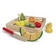 preview thumbnail 6 of 5, Melissa & Doug Cutting Fruit Set - Wooden Play Food - Multi