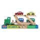 preview thumbnail 7 of 5, Melissa & Doug Car Carrier Truck & Cars Wooden Toy Set