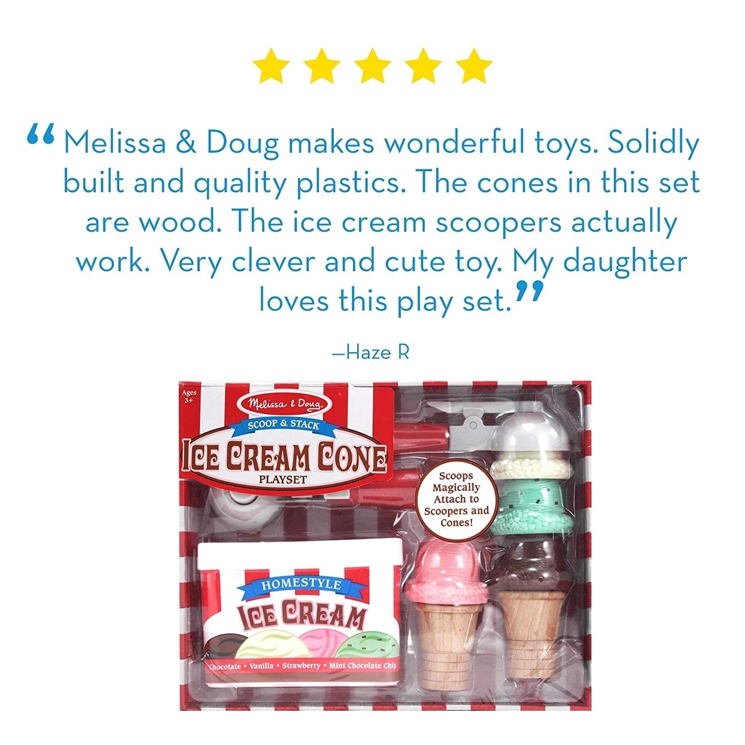 melissa and doug ice cream set