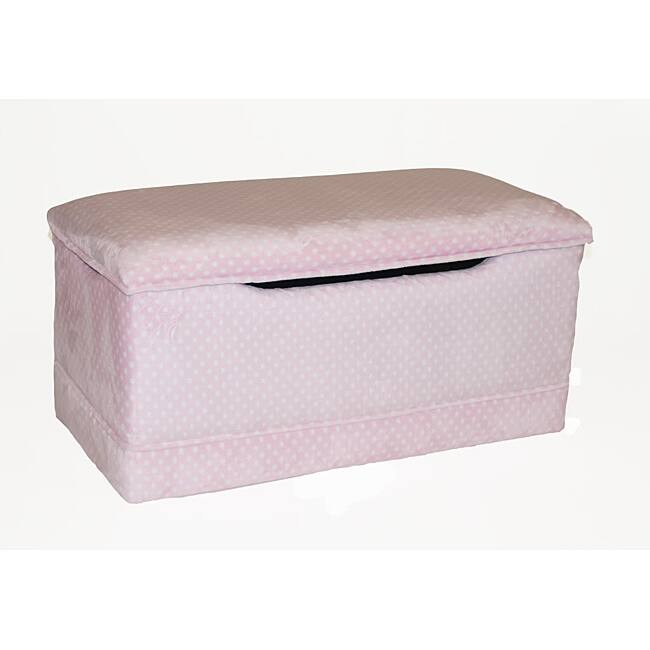 Magical Harmony Kids Pink Dot Deluxe Toy Box