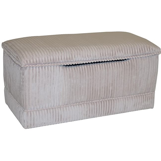 Magical Harmony Kids Tan Chenille Deluxe Toy Box