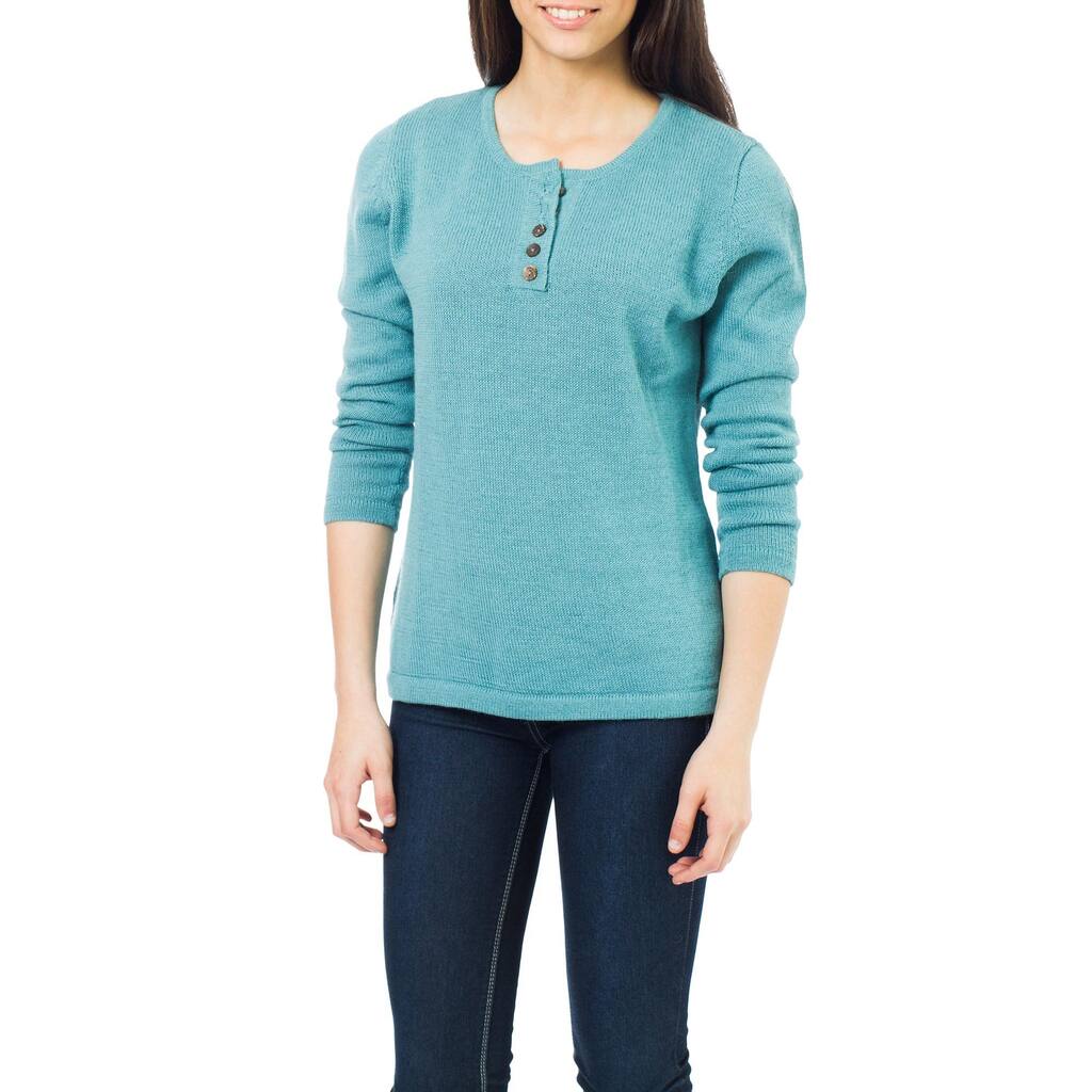 Handmade Alpaca Wool 'Nymph' Sweater (Peru)