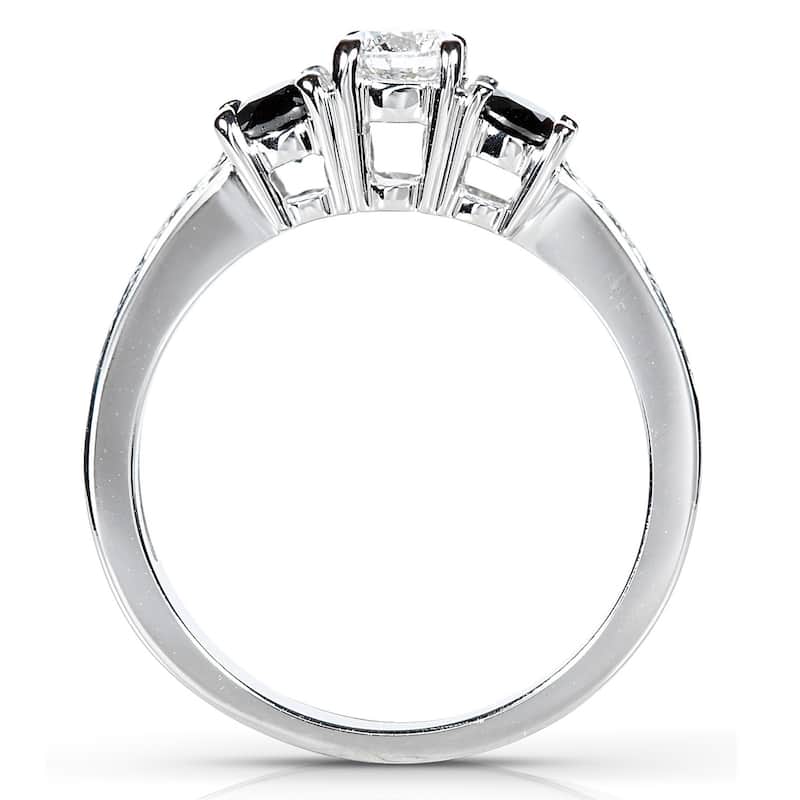 Annello by Kobelli 14k White Gold 3/4ct TDW Diamond Bridal Ring Set