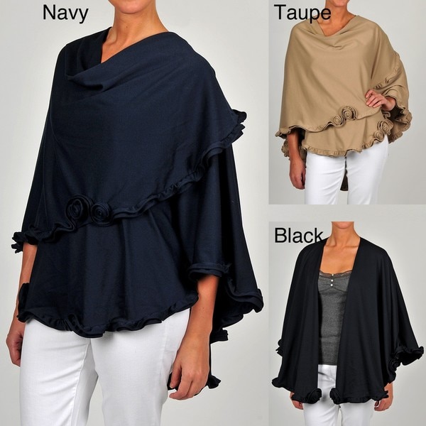 Ilana Womens Ruffle Trim Shawl  ™ Shopping   Great Deals