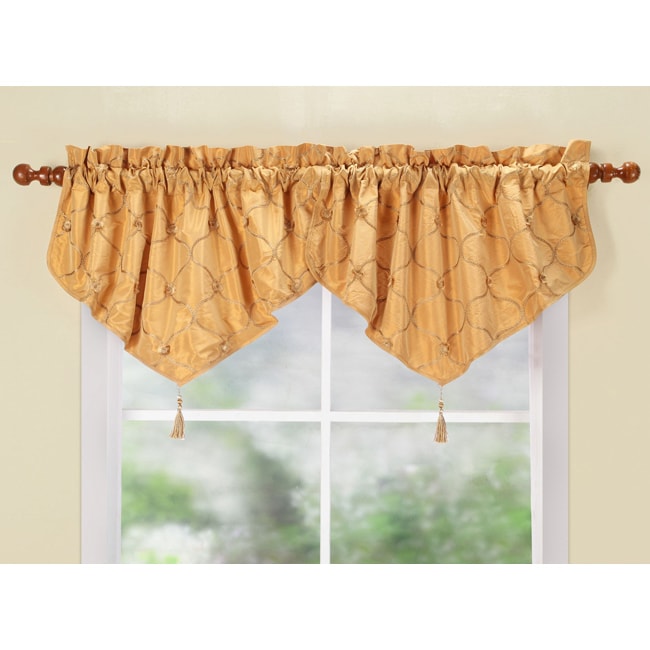 Enzo Gold Ascot Valance