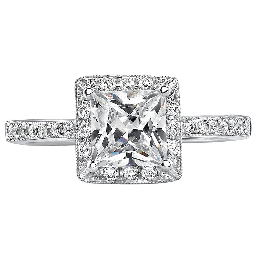 18k White Gold 1ct TDW Certified Diamond Engagement Ring Today $3,219