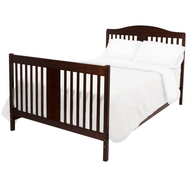 Shop Davinci Richmond 4 In 1 Crib With Toddler Rail In Espresso