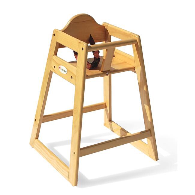 Foundations Hardwood High Chair In Natural