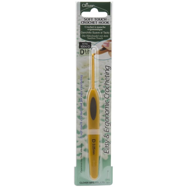 Clover Soft Touch Size D3 3.25mm Crochet Hook