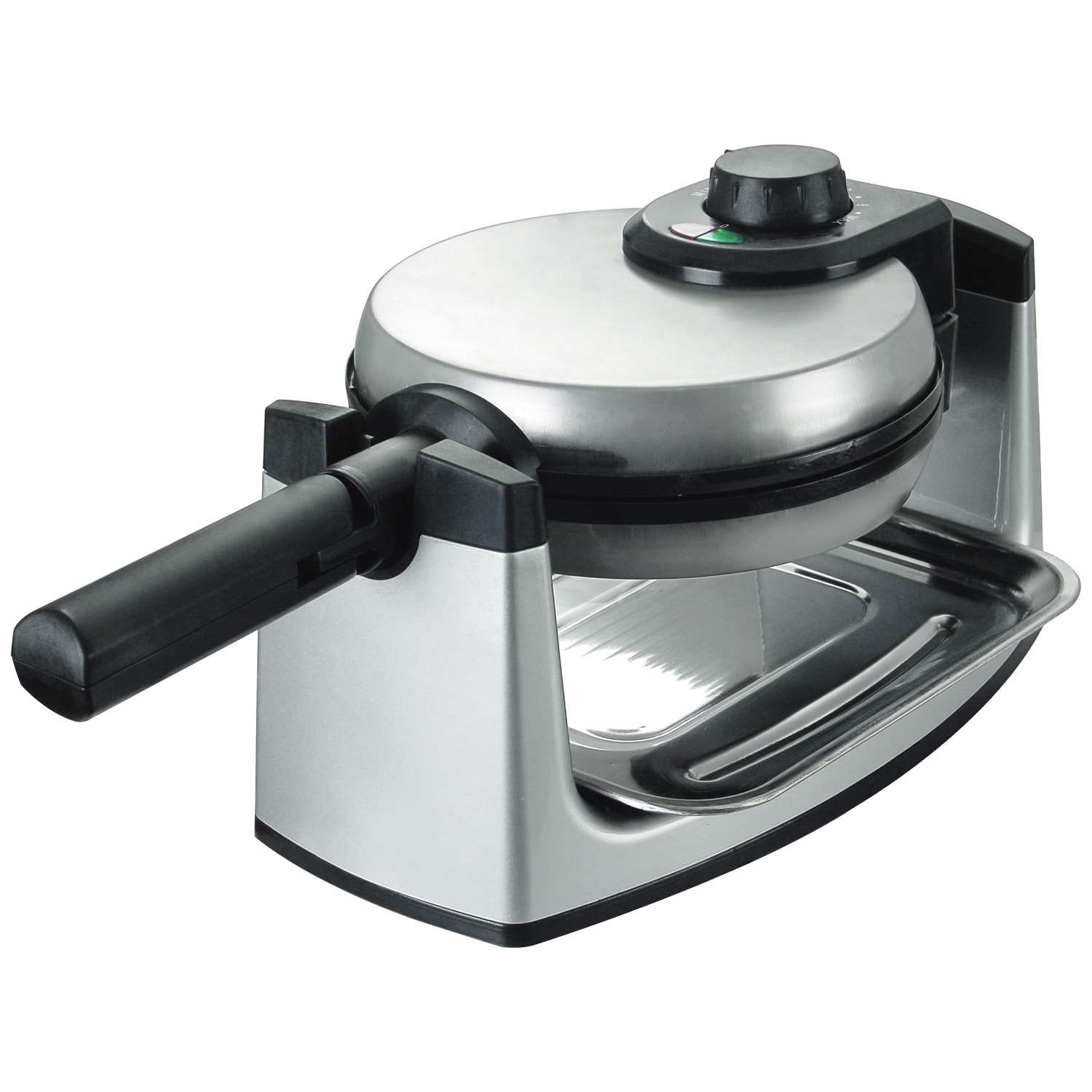 Kalorik Belgian Waffle Maker, Black and Stainless Steel - 20243154