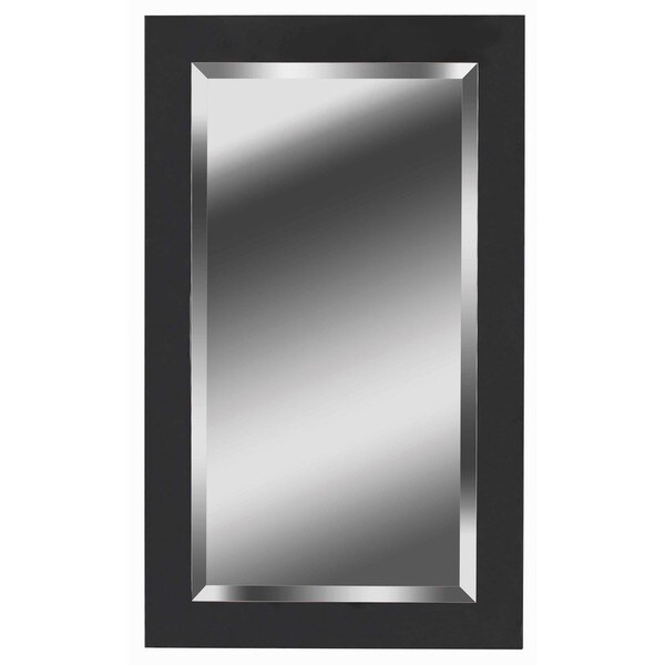 Carter 40x24 Black Ice Wall Mirror