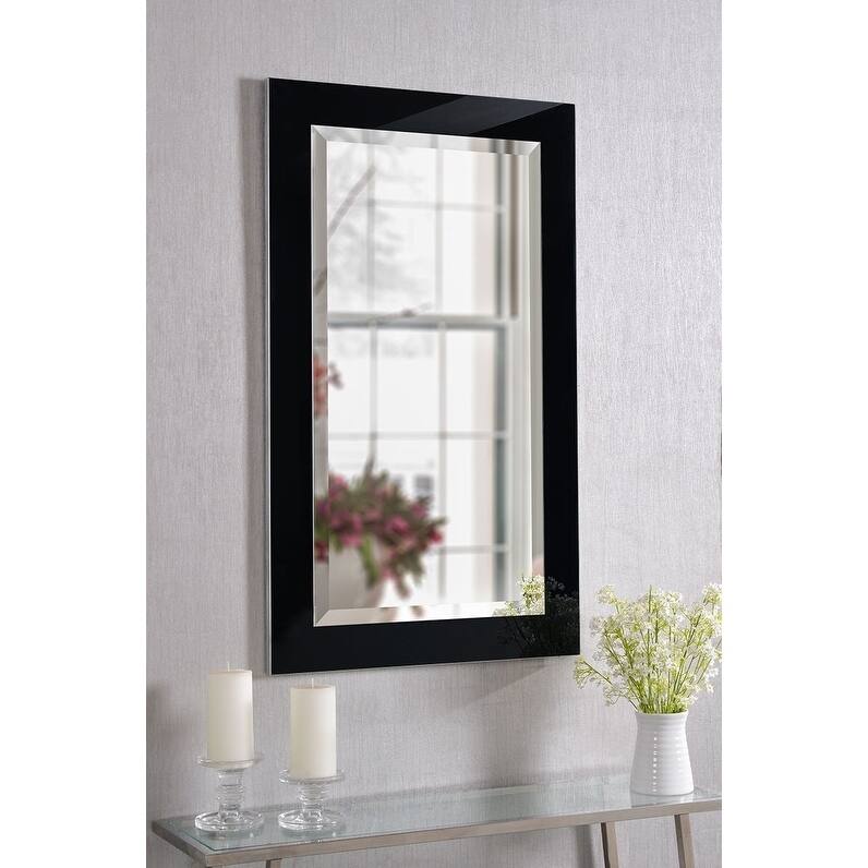 Carter 40-inch Black Ice Wall Mirror - 40" x 24"