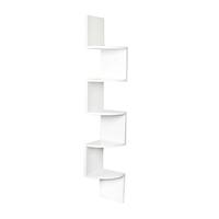 Danya B. Large Decorative 5-Tier Corner Floating Wall Mount Display Shelving Unit