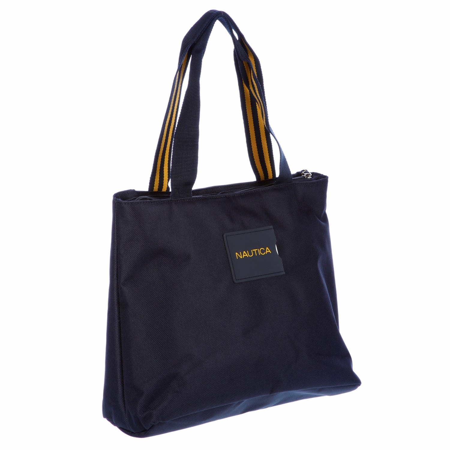 One Size Navy//Yellow Nautica Luggage Helmsman Boat Classic Tote