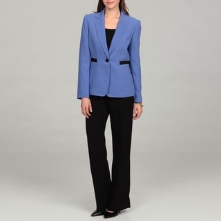 Tahari Women's Crepe Single button Pant Suit Tahari Pant Suits