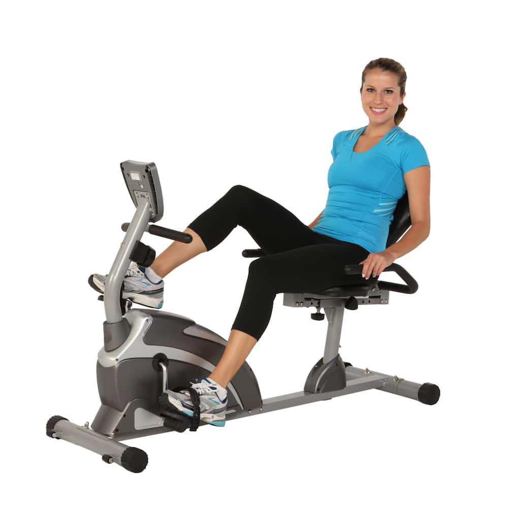Exerpeutic 1000 High Capacity Magnetic Recumbent Bike - Black