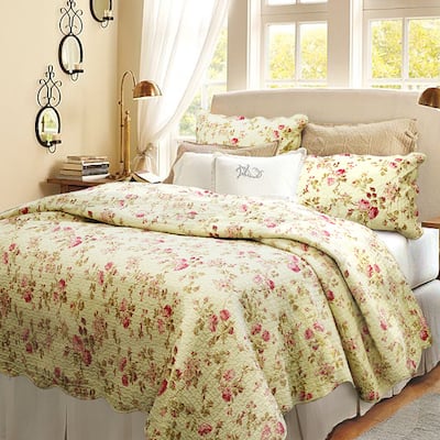 Blooming Summer 3-piece Quilt Set