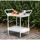 Havenside Home Pensacola Wicker Patio Serving Cart - Thumbnail 6