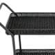 Havenside Home Pensacola Wicker Patio Serving Cart - Thumbnail 3