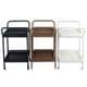 Havenside Home Pensacola Wicker Patio Serving Cart - Thumbnail 2