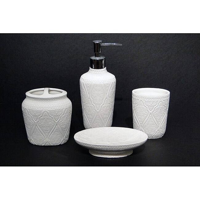 Saachi Bath Accessory 4-piece Set