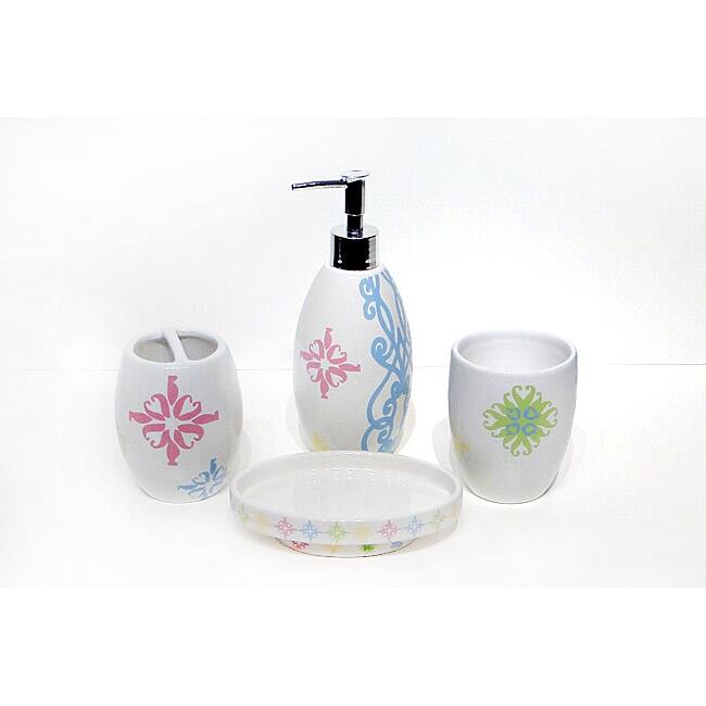 Lorimer Bath Accessory 4-piece Set - Multi