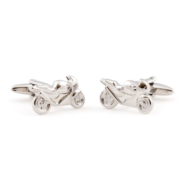 Cuff Daddy Silvertone Sport Bike Cuff Links Cuff Daddy Cuff Links