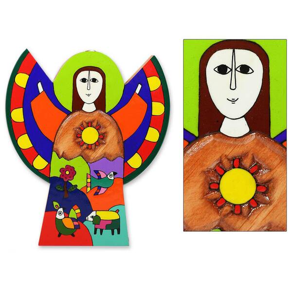 Pinewood Angel Of Hope Wall Art Overstock 6296611