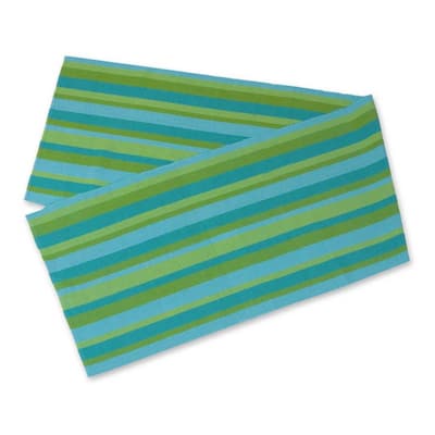 Handmade Spring Cotton Table Runner (Guatemala)