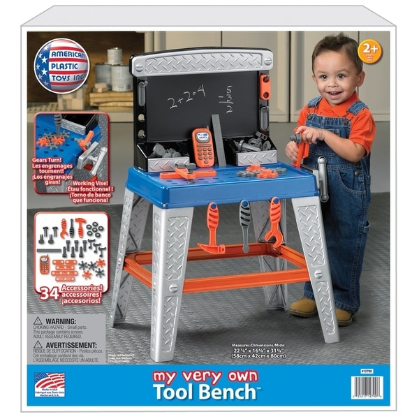 american plastic toys my very own tool bench
