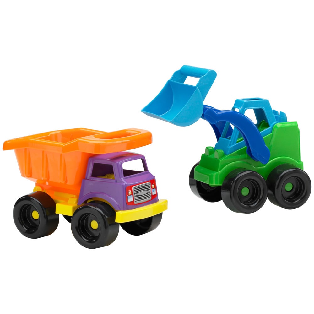 toy plastic trucks