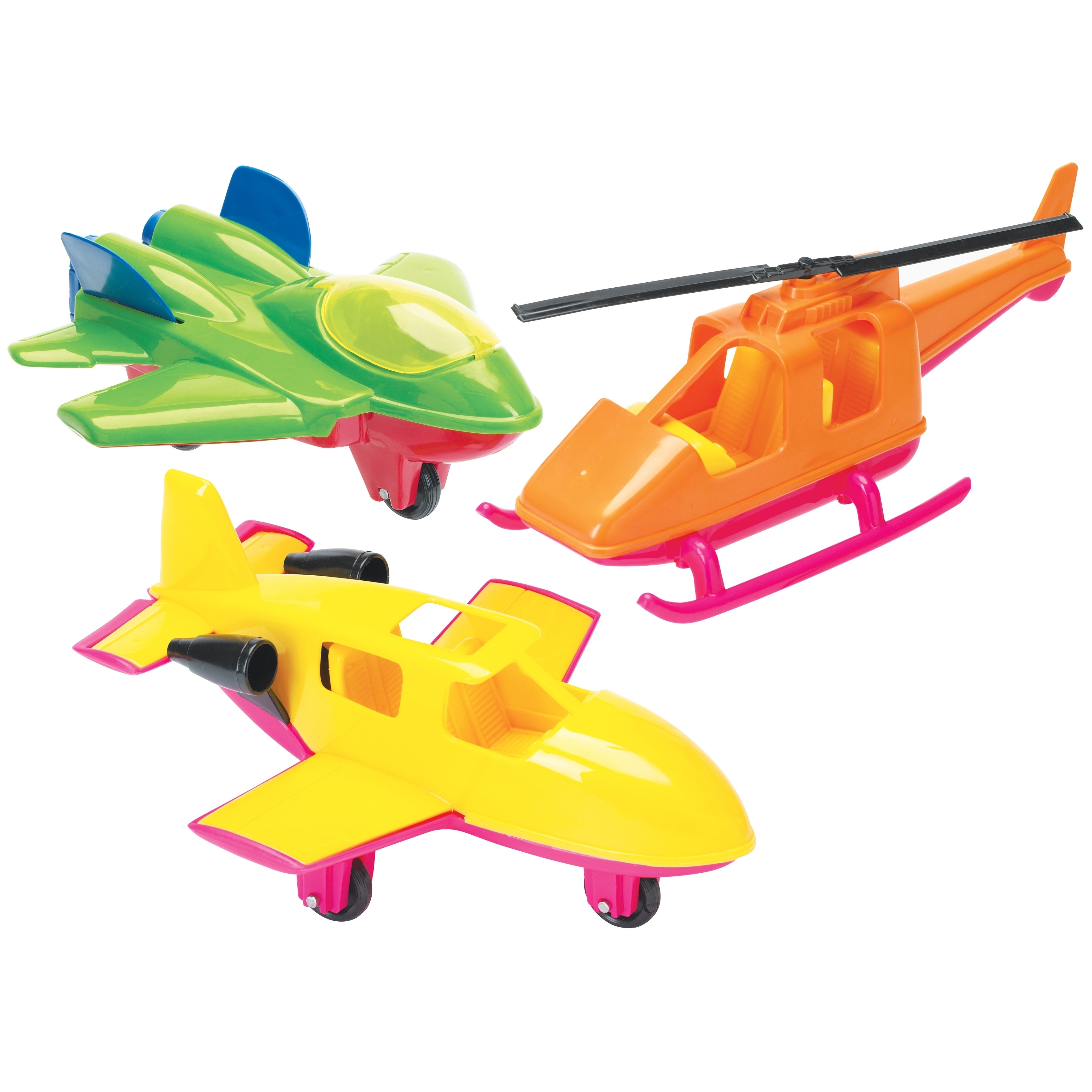 toy airplanes and helicopters