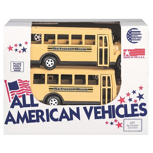 american plastic toys school bus