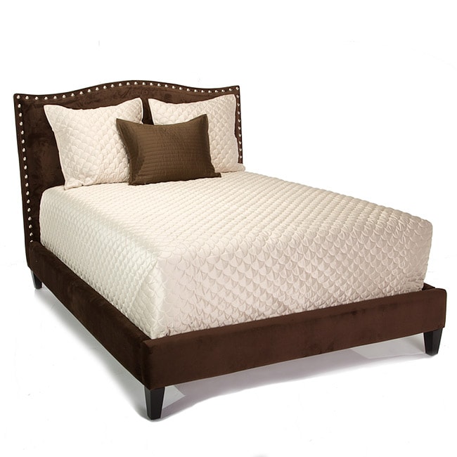 Shop JAR Designs 'The Betty' Queensize Chocolate Bed Free Shipping